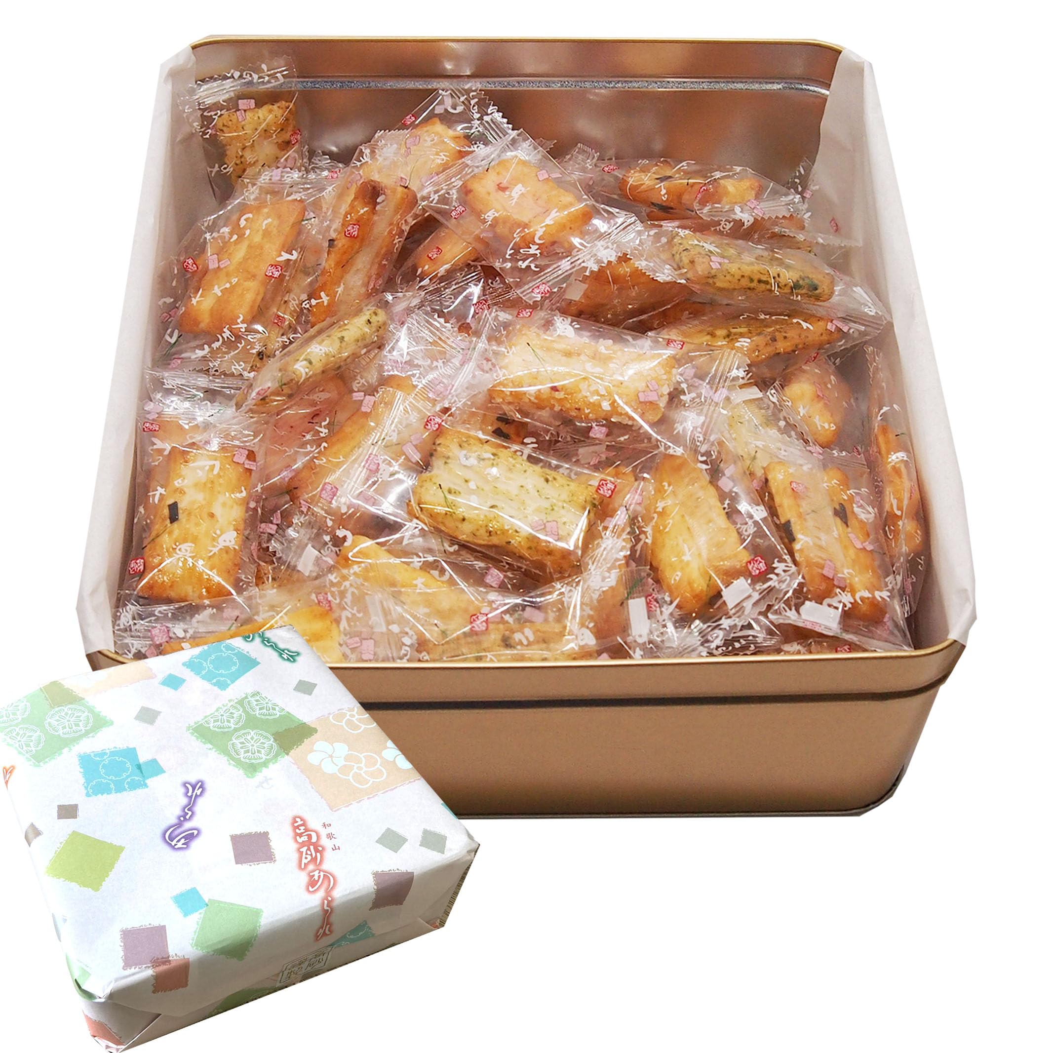

Masuda Rice Crackers No Fried 260g Large Gift Set Made with Domestic Glutinous Individually Assorted Rice Gifts - Takasago Arare / 100% Rice,