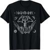 Goblincore Aesthetic Frog Skeleton Goth Dark Academia Grunge T-Shirt