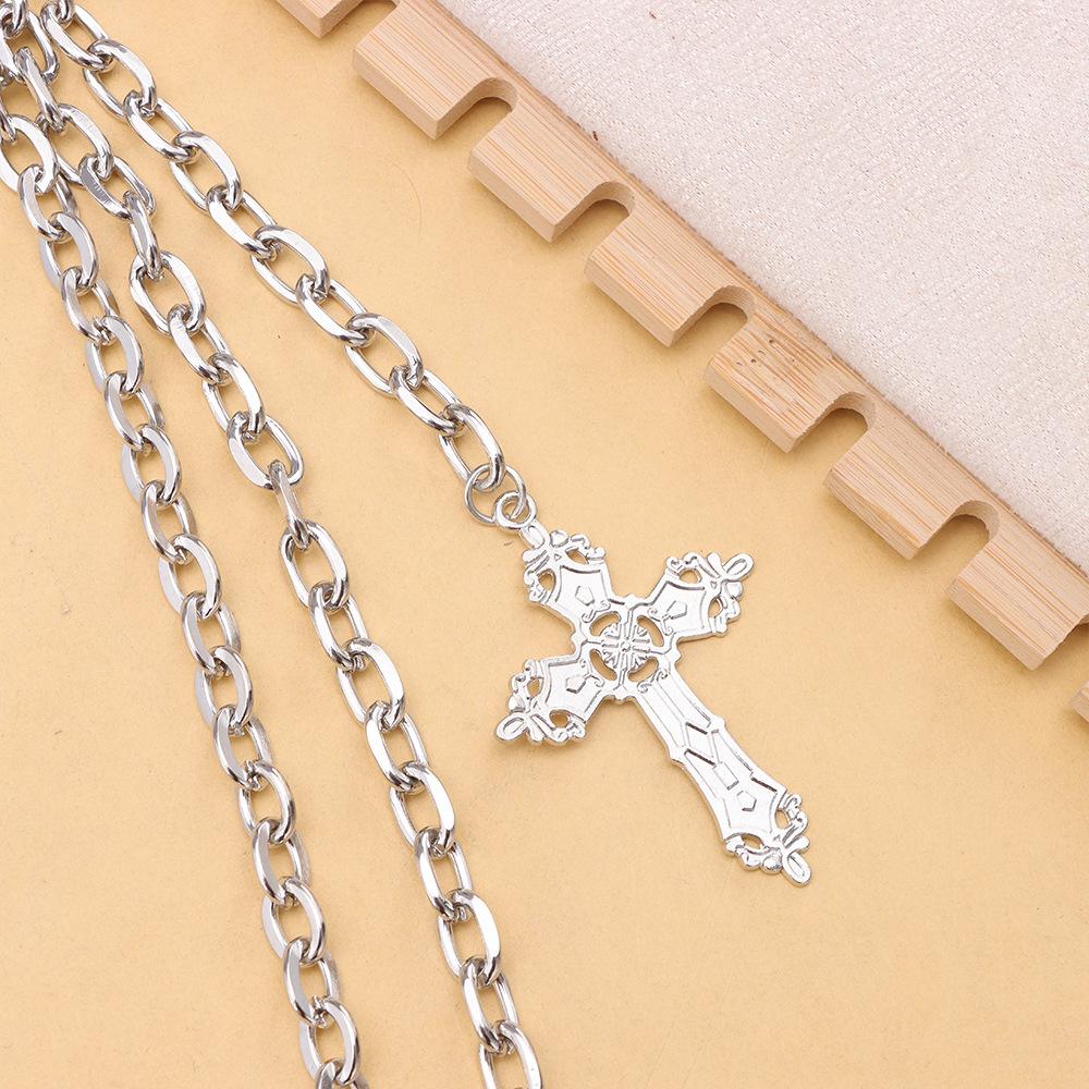 Accessories, Vintage Multilayer Cross Pendant Waist Chain, Pants Metal Accessories Sweet Cool Babes