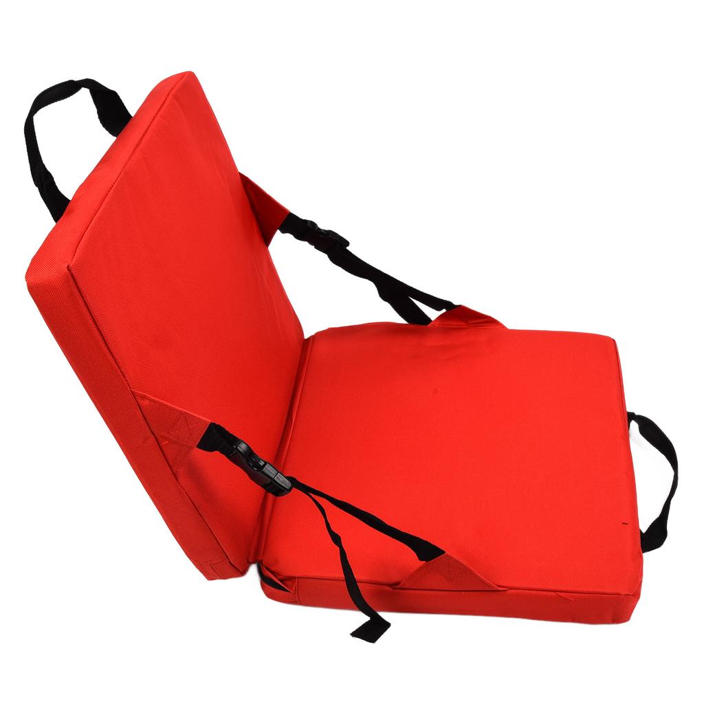 Chair Cushion Foldable Portable Soft Comfortable Seat Cushion with Backrest for Outdoor Camping