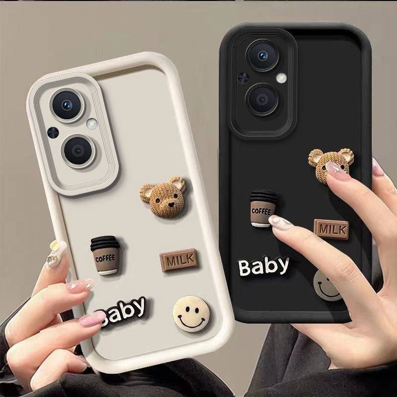 For Huawei Y6P Y9S Y7 2019 Cute 3D Bear Cartoon Silicone Case on Huawei Enjoy 9 Magic5 Pro Honor Play30plus Nova 9 Back Cover