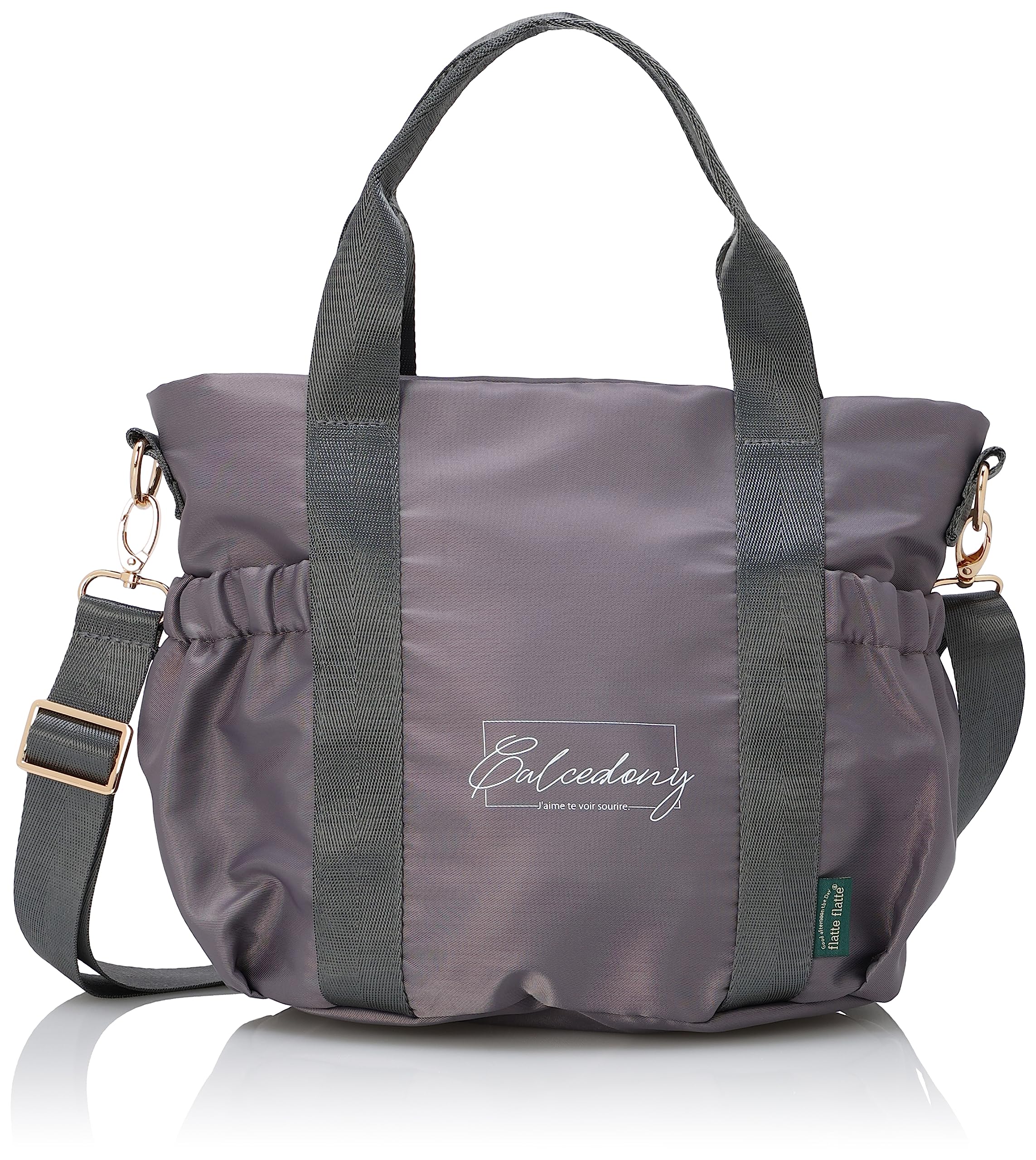 

Женская сумка-тоут Flatte Flatte из калцедона, темно-серая