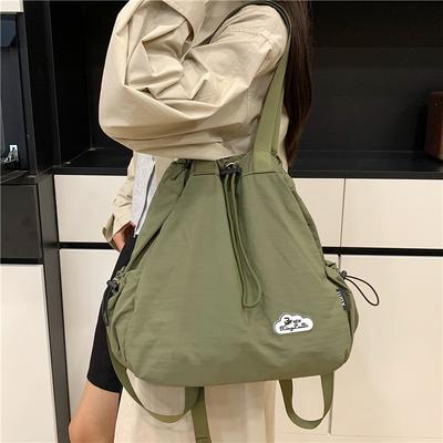 Dipartimento del tempo libero nicchia leggera da esterno da viaggio borsa a tracolla doppia moda versatile grande capacità stile sportivo borsa a tracolla
