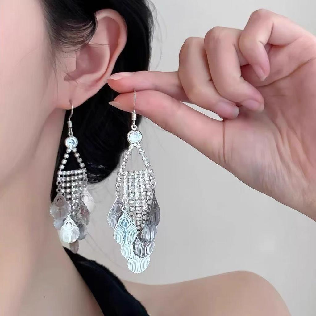 High-End Retro Ethnic Tassel Earrings for Women