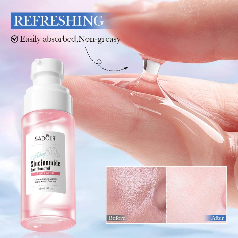 Sadoer Nicotinamide Brightening Serum For Skin Repair Moisturizing Radiance 35ml