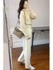 Women's Double Zipper Lapel Knit Cardigan - Soft, Cozy, and Thickened for Autumn/Winter