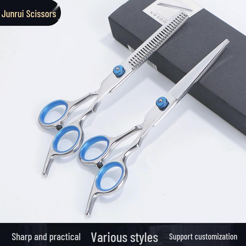 Professional Stainless Steel Thinning Barber Scissors for Home Hairdressing