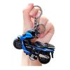 Keychain Pendant Motorbike Charm Zinc Alloy Anti-Detachable Hook Keyring Backpack Accessory Decompression Tool