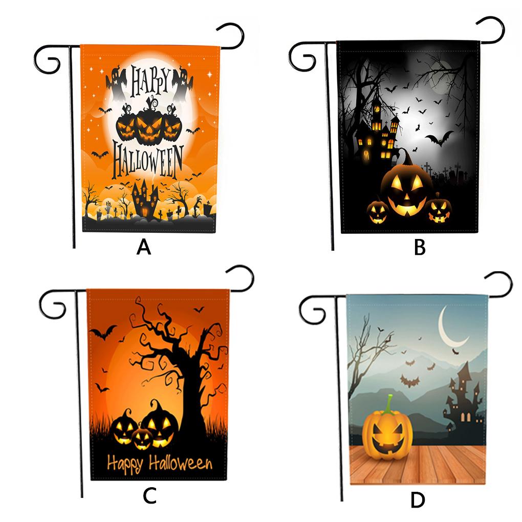 Halloween Yard Flag Fall Halloween Garden Flag Decorative Gift Yard House Banner