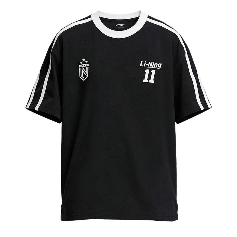 

Li-Ning Round Neck Comfortable Loose Sports Casual Short Sleeve T-Shirt Unisex Tops AHSW564-2 S