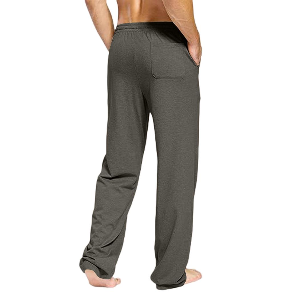 Herren Sportliche Lockere Baumwolle Bequeme Schlafhosen und Freizeithosen