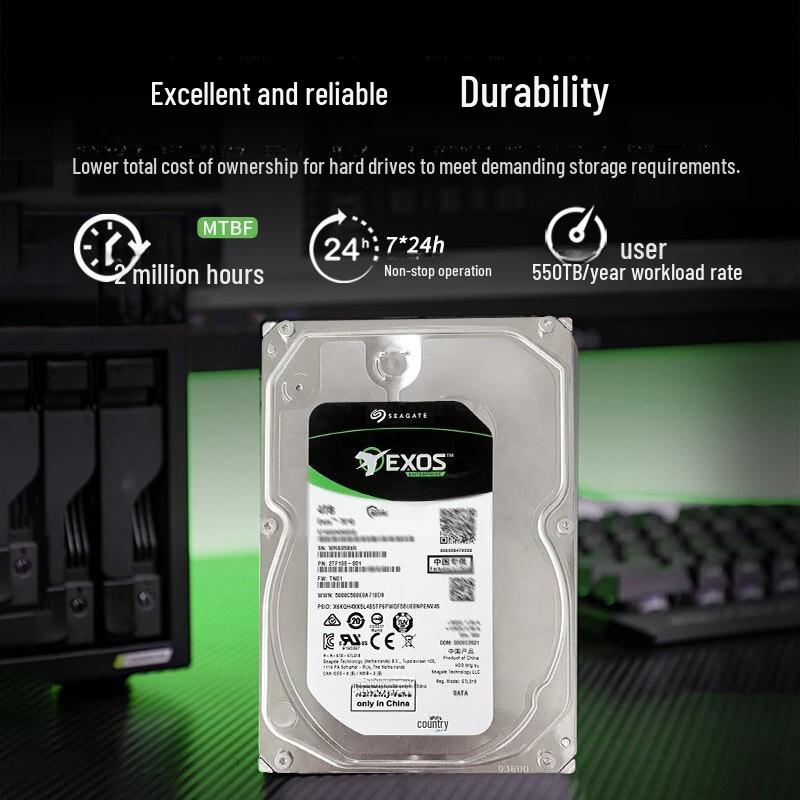 Seagate Galaxy Enterprise 6TB 3.5" 7200 RPM SATA CMR NAS Server Hard Drive