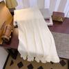 **Versatile Qipao Underskirt: Seamless Elastic Pleated Half Skirt Lining**