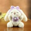 Plush Bunny Keychain With Pp Cotton Filling For Bag Decor And Gifts