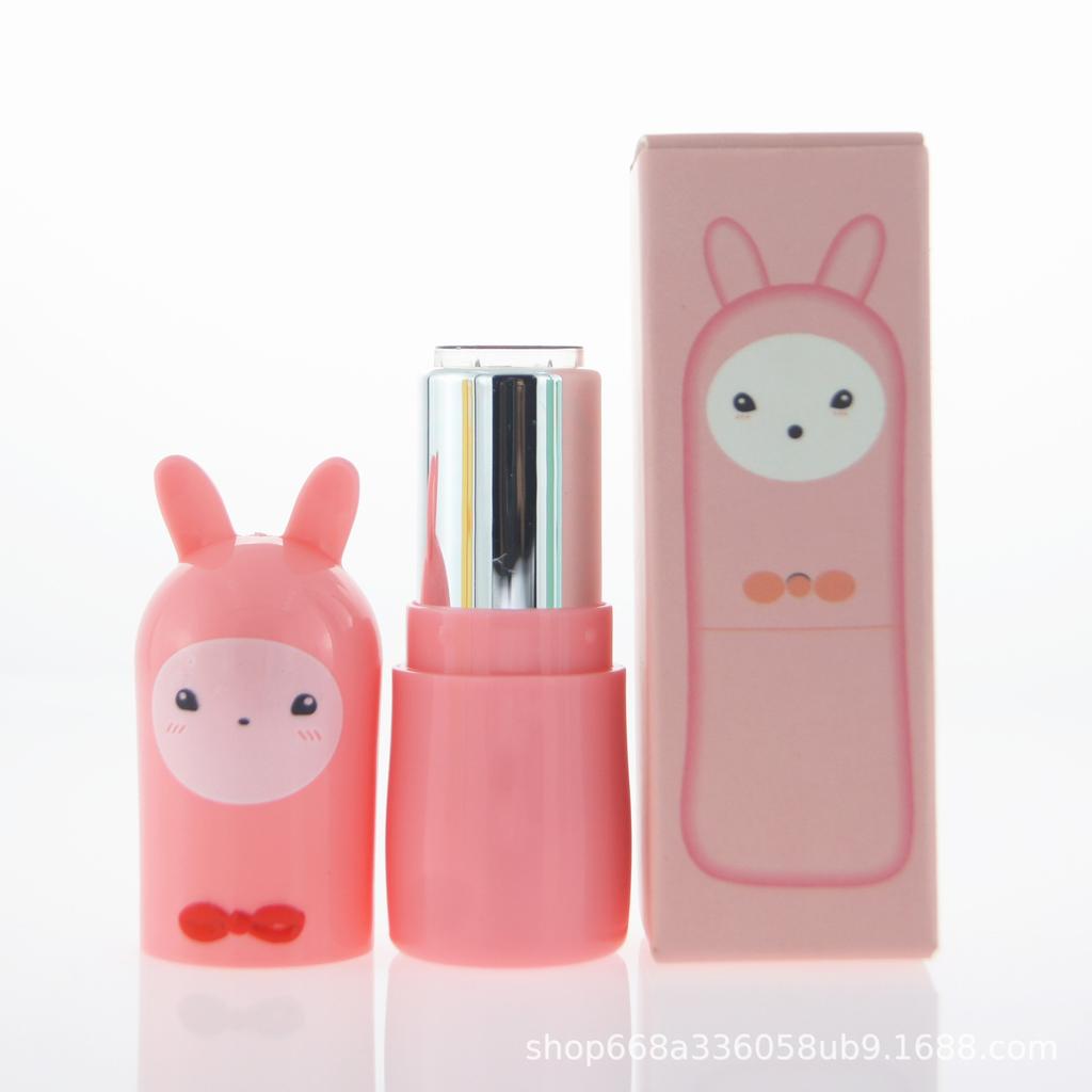 Cartoon Alpaca Lip Balm Tube, Cute Empty Lipstick Container for Kids, Refillable Cosmetic Packaging DIY Lip Care