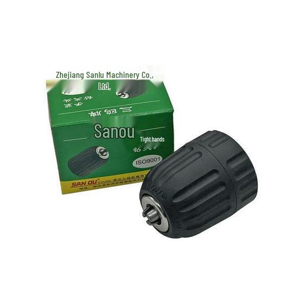 10mm Self-Locking Handheld Electric Drill Chuck, 3/8 Hand-Tight.