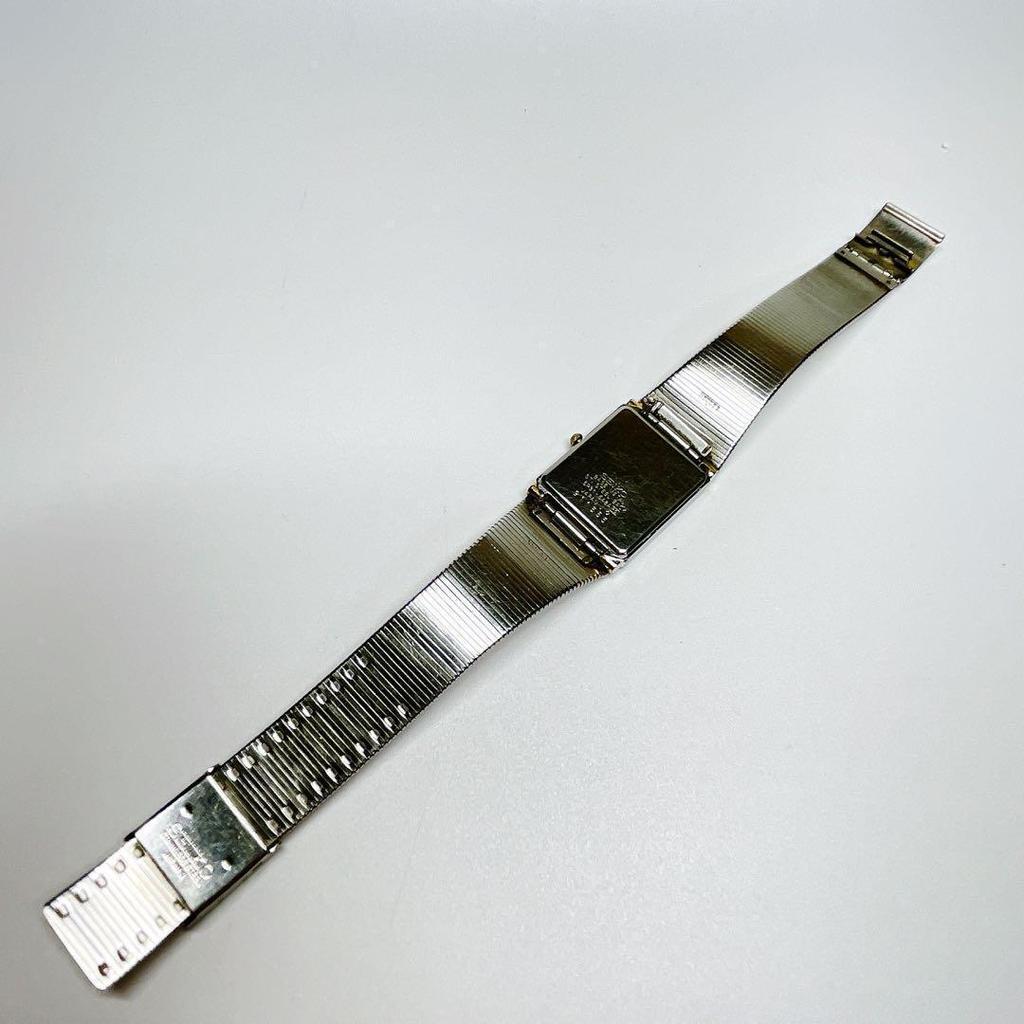 Used SEIKO Men's Watch Quartz New Battery Operating Square 80