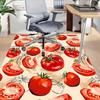 1PC Tomato Pattern Extra Large Non-Slip Floor Carpet, Office, Family, Bedroom, Studio - Large Area Rug Indoor Rugs, Vibrant Colors-W299
