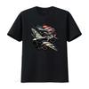 Spitfire F4U Corsair WW2 Vliegtuigen Amerikaanse Vlag T-shirt vintage Gewassen heren streetwear Zacht grafisch Comfortabele designer kleding