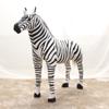 Zebra Plush Animal Crosing Soft Giant Stuffed Horse Realistic Hukelma Sweaty Lusama Plushie Toy Doll For Kid Gift Cuddly Fluffy Huggable Kawaii
