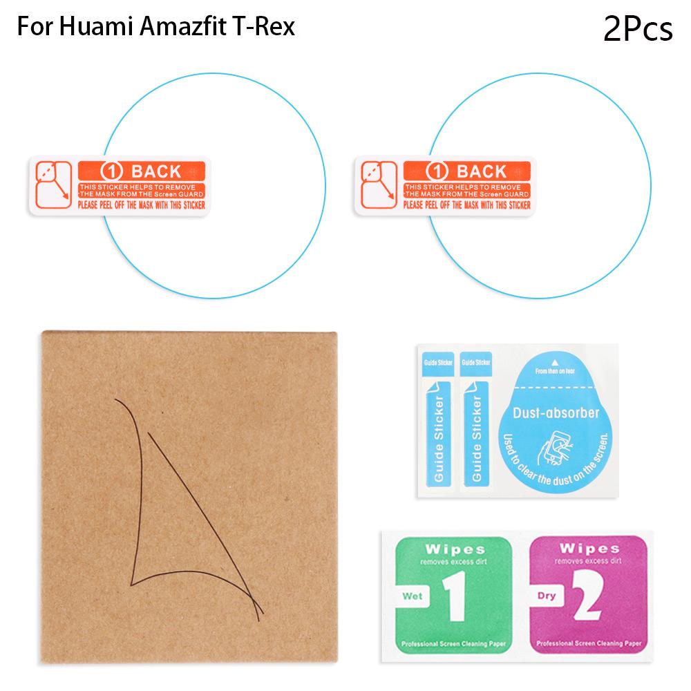 

Сменные аксессуары Защитные пленки против отпечатков пальцев Защитное стекло 9H HD 2PCS For T-REX