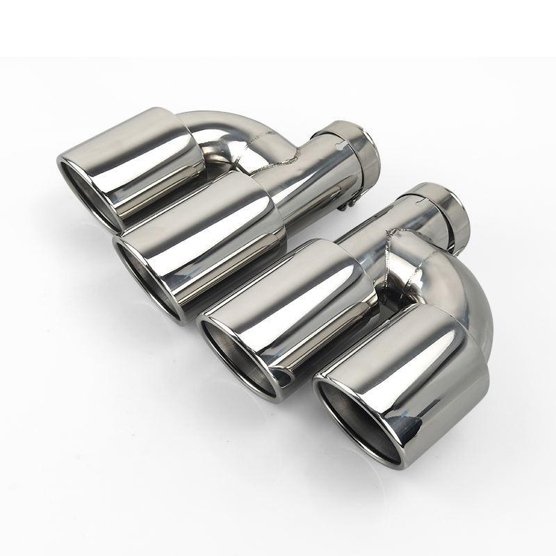 BMW F30/F35/F80 Doppel-Edelstahl-Auspuffschalldämpfer Endrohr