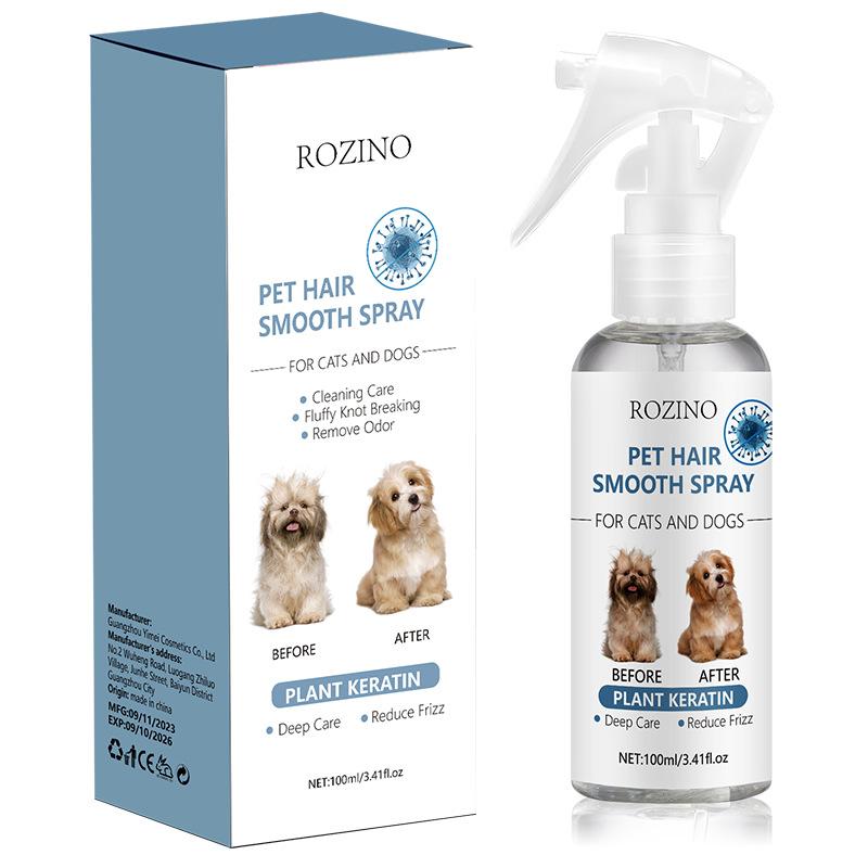 100ml Pet Hair Smoothing Care Spray Contains Mild Ingredients Deeply Moisturizing and Moisturizing Hair