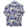 The Disney Store Mickey Mouse Short Sleeve Aloha Shirt L 10-12 Blue Kid's Used