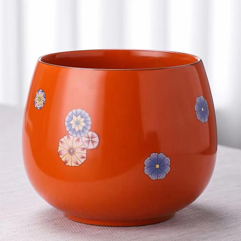 Ceramic Tea Dregs Basin - Wastewater & Tea Leaf Collector Pot for Chinese Tea Sets