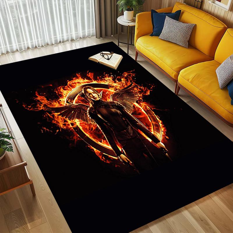 Girl Fire Living Room Nonslip Area Rug Soft Carpet For Bedroom Game Playroom Sofa Office Home Decor Doormat Christmas Gift C9302162
