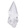 Romantic Women Lace Edge Long Cathedral Wedding Bridal Veil Accessory Headwear