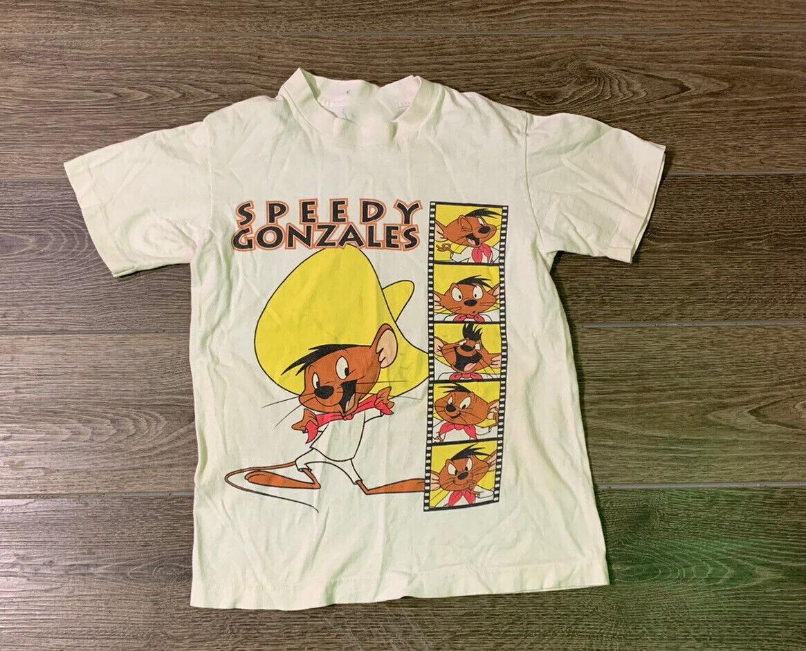 Футболка Speedy Gonzales 1991 года с одинарным швом BL1638 S