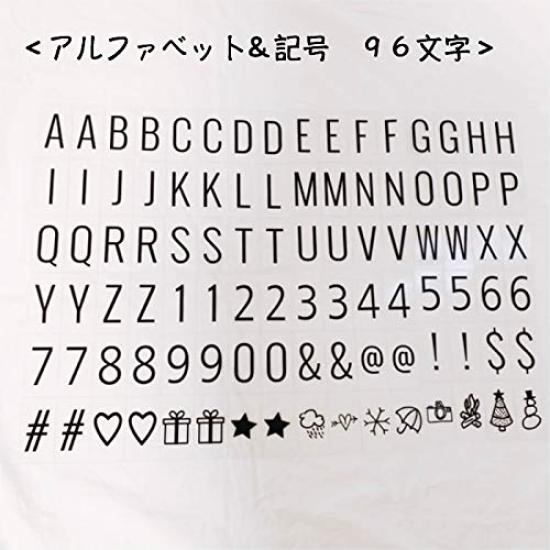 Message Board Light A4 Size X 22cm X LED Table Lamp Yuzuyu_shop Box, (30cm 4cm), Alphabet, English, Interior, Lighting, (Pink)