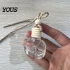 Indoor Aromatic Hanging Decor Car Perfume Bottle Pendant, Creative Air Freshener Diffuser Essential Oil for Vehicle, Portable Holder, Interior