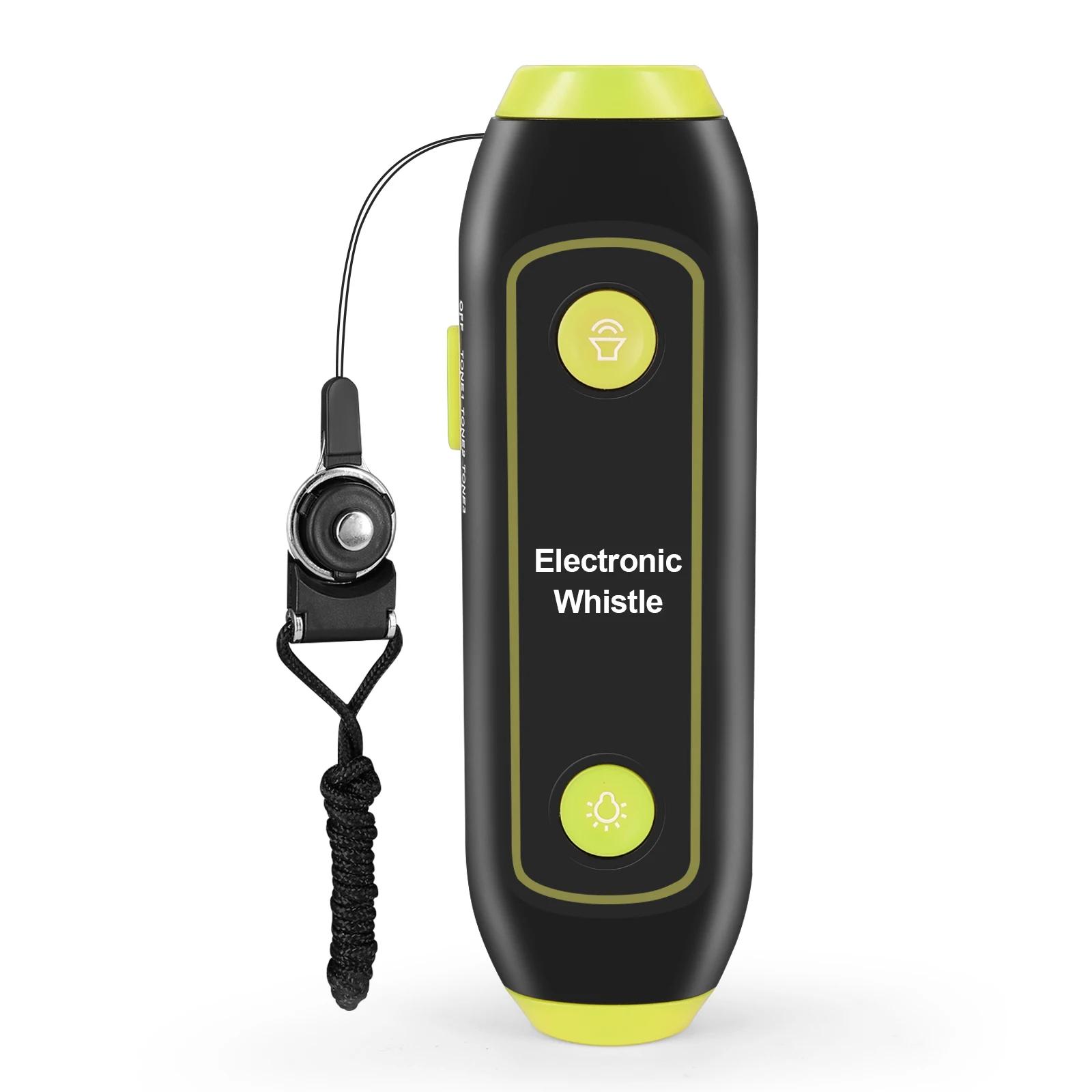 

Practical Electronic Electric whistle Referee Tones Outdoor Survival Football Basketball Game Cheerleading Whistle Hot Seliiing жёлтый