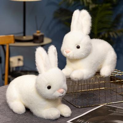 Simulation Cute Standing Posture Big White Rabbit Doll Plush Toy Rabbit Doll Children's Pillow Gift Doll