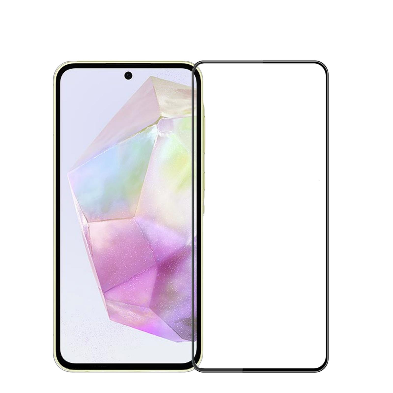 

For Samsung Galaxy A36 5G Screen Protector MOFI 9H 3D Curved Tempered Glass Film Black