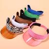 Summer Pvc Sun Hat With Extended Brim For Outdoor Beach Activities And Casual Wear