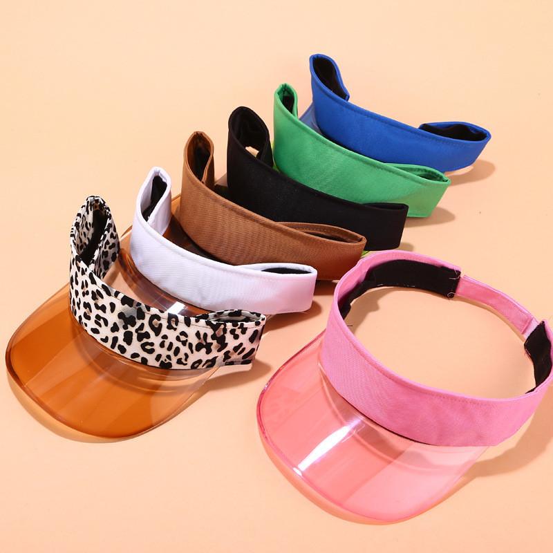 Summer Pvc Sun Hat With Extended Brim For Outdoor Beach Activities And Casual Wear
