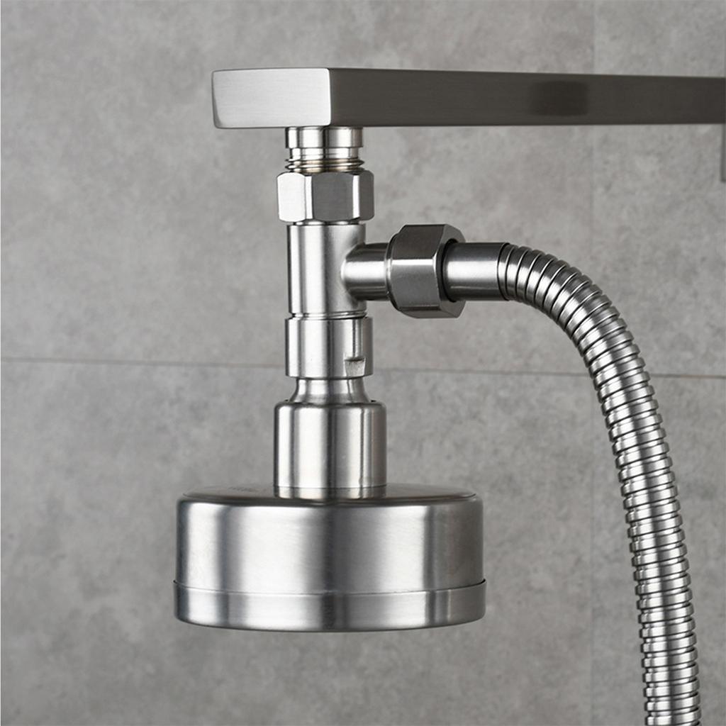 Stainless Steel 3 Way Water Splitter Connector Male Female Threads For Garden Irrigation System