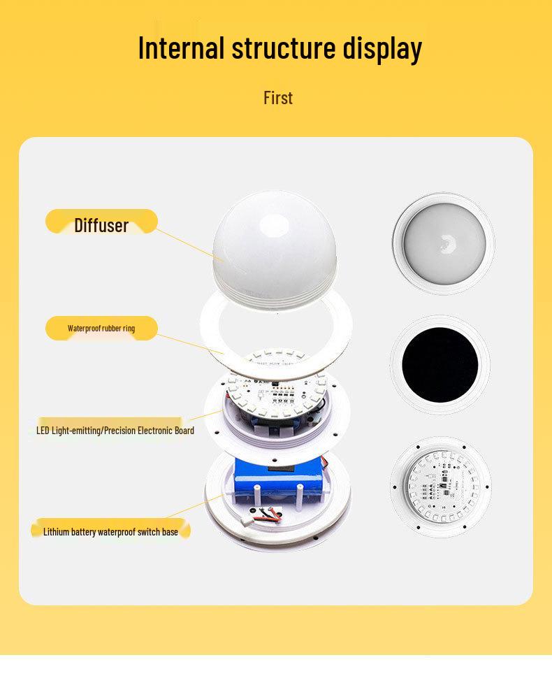 Solar-Powered Moon Lamp for Garden and Yard - Waterproof Decorative Outdoor Light