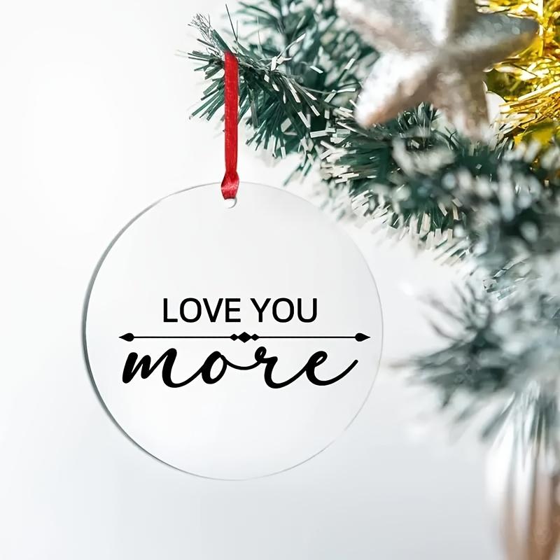 50pcs Art Deco Style Transparent Acrylic Hanging Ornaments, DIY Blank Decorative Tags for Hand-Painting, Valentine'S Day Party Favors, No Feathers