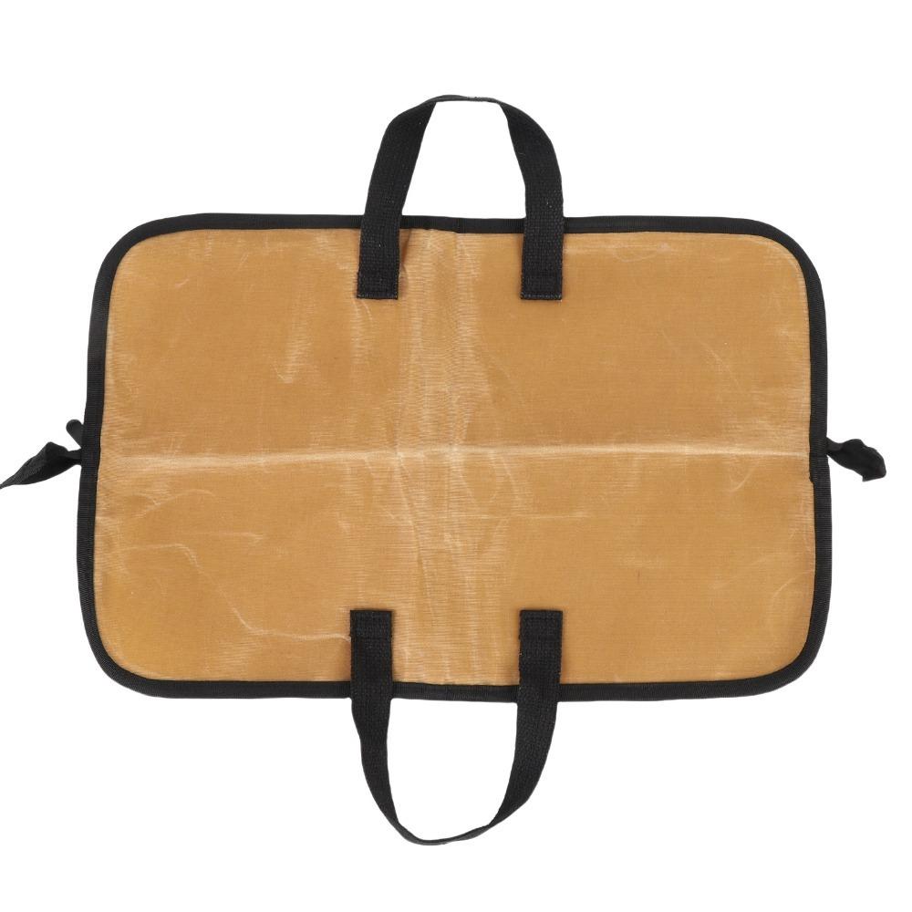Waterproof Chef Tool Storage Bag Waxed Canvas Knife Roll Bag Chef Knife Bag  for Kitchen Utensils хаки