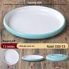 Zhebu Nordic Melamine Round Plate