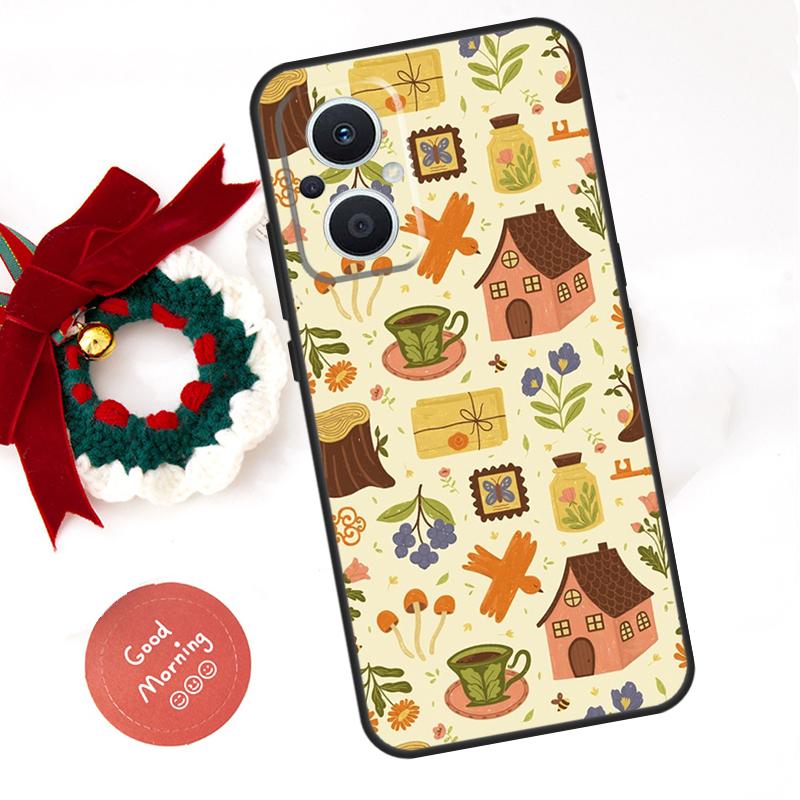 

Cozy Autumn Cottage Funda For OPPO Reno 14F 14 13 12 11 10 Pro 11F 12F 13F 7 8 Lite OPPO Find X8 X5 X9 Pro Case OPPO Find X6 Pro