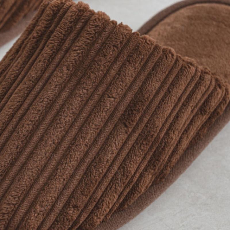 Daiso Stripe Blockage Living Room Shoes 220 240 Mm Brown