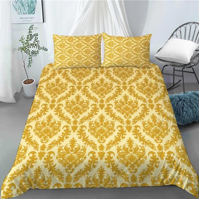 3D Circle Line Geometry Duvet Cover Polyester Queen King Size Quilt Cover With Pillowcase For Kids Teens Home Bedroom Decor Gift