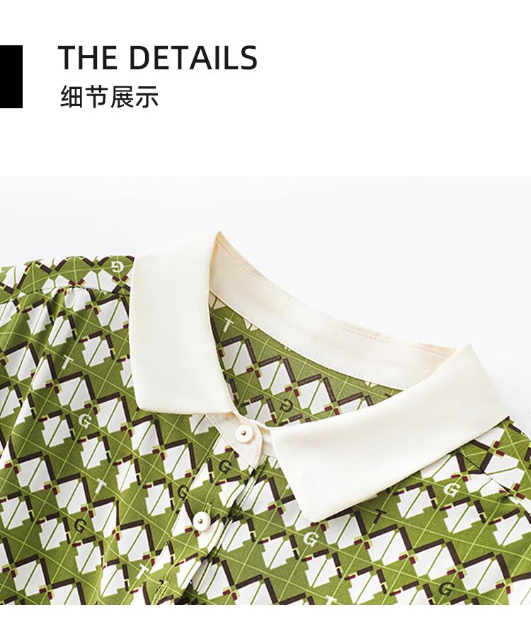 Temperament collar long dress