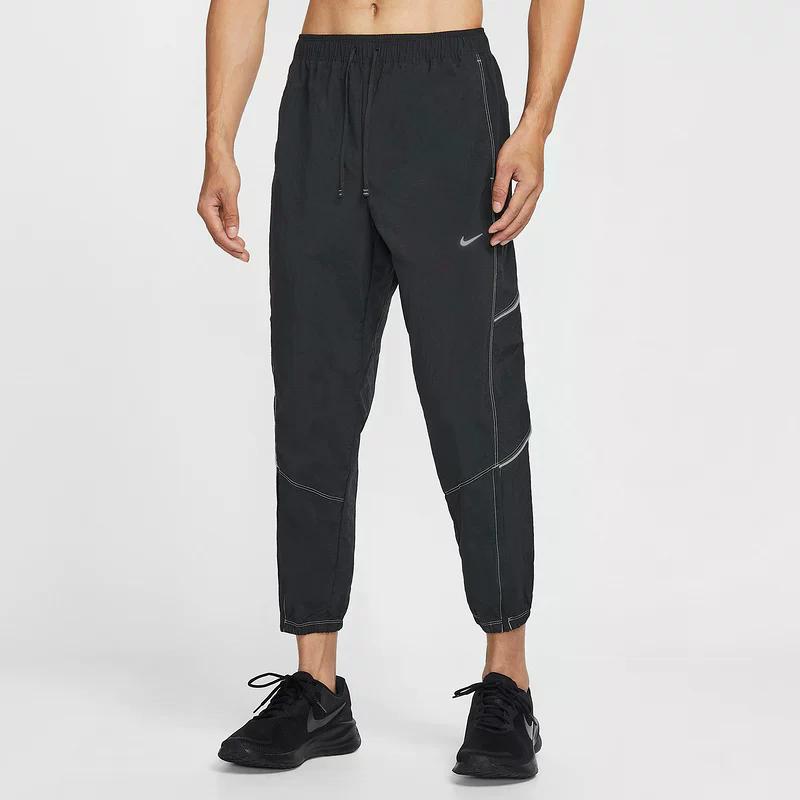 Nike מכנסיים קז'ואל ארוגים מחודדים נוחים עם שרוכים לגברים תחתונים IF2033-010