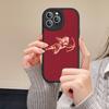 Mittelalter Retro Amor Engel Handyhülle Für Iphone 16 15 14 13 12 11 Pro Max Plus Leder Weiche Rückabdeckung
